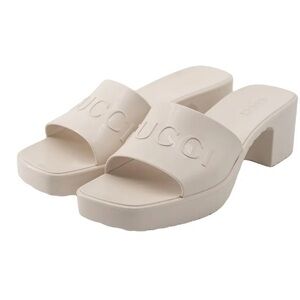 Gucci Women's Cream Mules